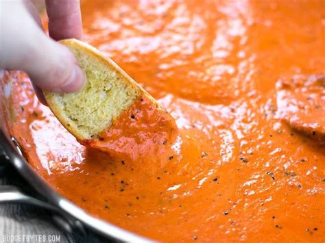 Creamy Roasted Red Pepper Sauce Budget Bytes
