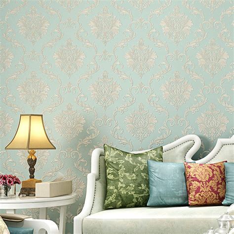 Beibehang Refined 3d 3d European Nonwovens Wallpaper Damascus Wallpaper