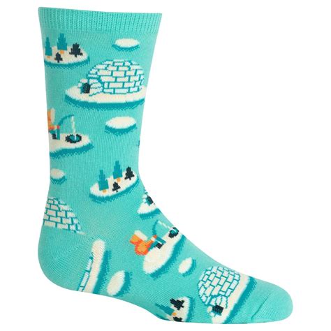 Igloos Kids Crew Socks Johns Crazy Socks