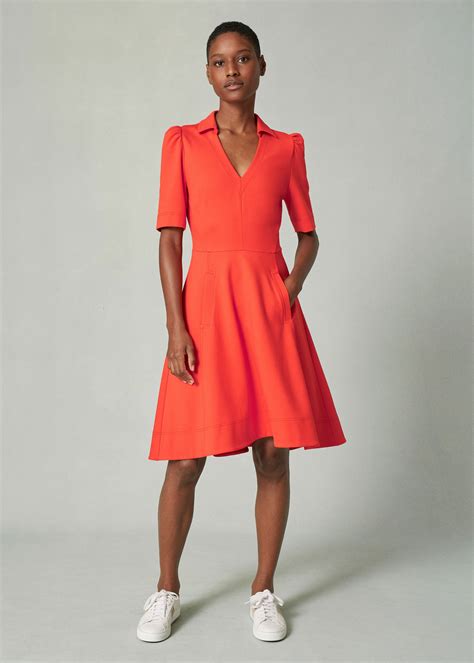 Fit Flare Ponte Dress Clementine