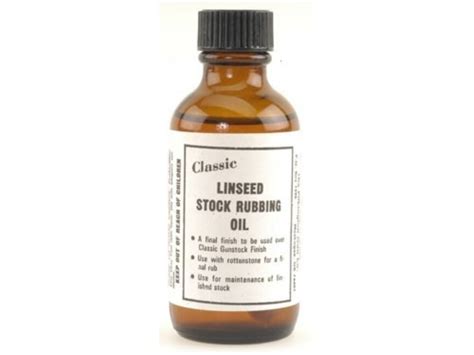 Pilkington Classic Linseed Stock Rubbing Oil Clear 2oz Liquid