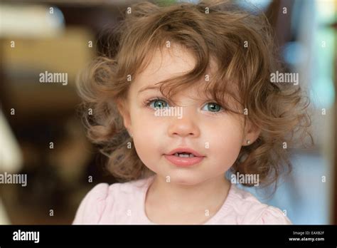 Toddler Posing For The Camera Stock Photo Alamy
