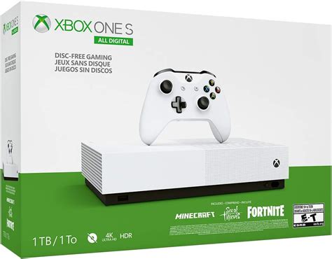 Xbox One S 1tb All Digital Edition Console Disc Free