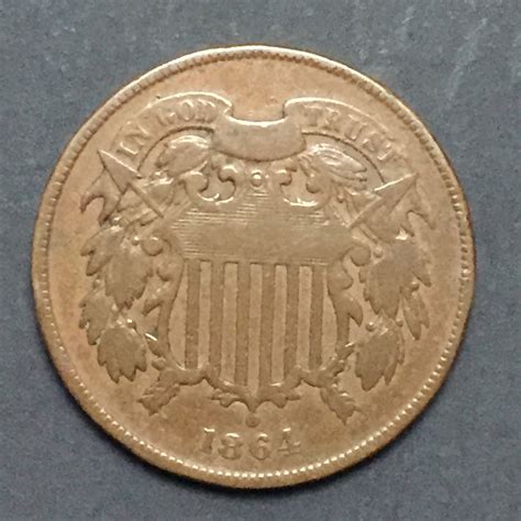 1864 2 Cent Piece ~ G 6