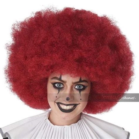 Jumbo Red Afro Wig Afro Wigs Red Afro Wigs