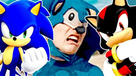 Sonic And Shadow React To Sonic The Hedgehog Trailer But Better