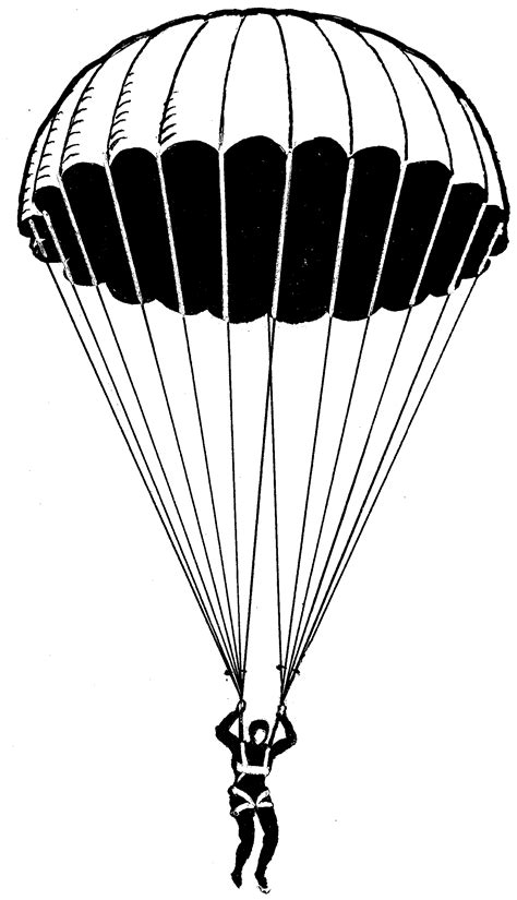 Parachute Drawing | Free download on ClipArtMag