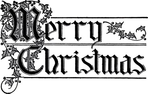 15 Retro Black And White Christmas Clipart The Graphics Fairy