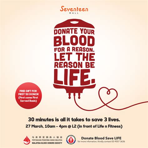 Blood Donation Campaign Seventeen Mall
