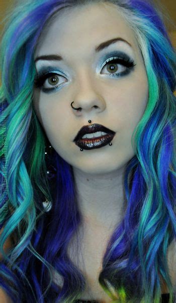 See more ideas about blue hair, hair, dyed hair. Blue multi alternative dyed hair | Dyed hair, Hair color ...