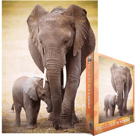 Jigsaw Puzzle 1000 Pieces Elephant And Baby 14270984