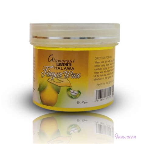 Glamorous Lemon Face Halawa Finger Wax 150gm Sanwarnapk