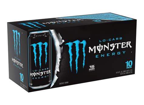 Buy Monster Lo Carb Energy Drink 16 Fl Oz 10 Count Online At Lowest
