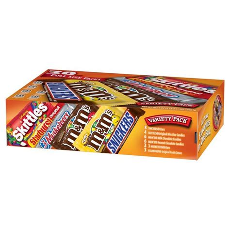 Mandms Snickers 3 Musketeers Skittles And Starburst Full Size Chocolate