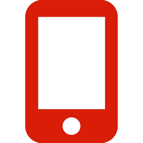 Red Phone Icon Vector Png Rwanda 24