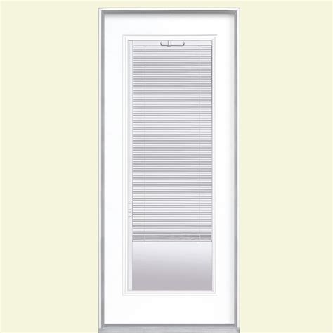 Browse custom window treatments by type. Masonite 32 in. x 80 in. Mini Blind Painted Steel Prehung ...