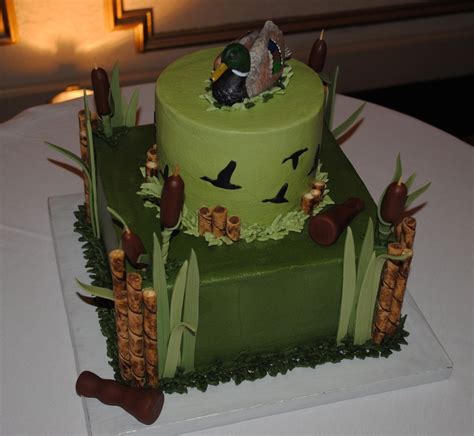 Duck Hunting Grooms Cake