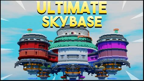 Ultimate Sky Base By Snail Studios Minecraft Marketplace Map