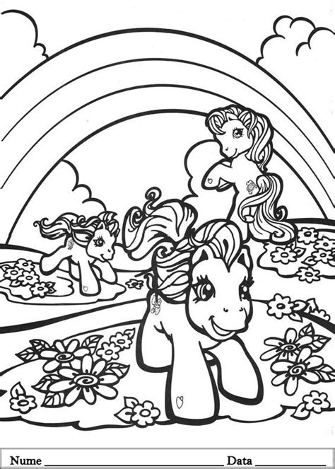 © © all rights reserved. MY LITTLE PONY (98) - Planse de colorat si educative