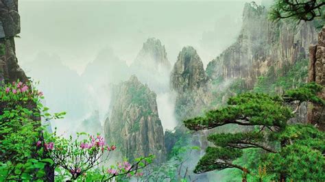 🥇 Mountains Landscapes China Fog Bing Wallpaper 122565