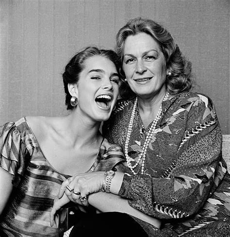 Brooke Shields And Her Mother And Manager Teri Shields Photographed In