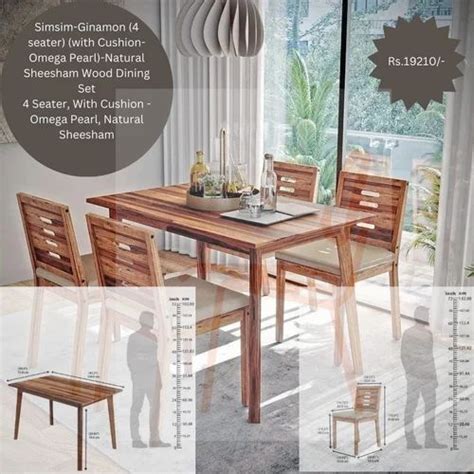 Sheesham Wood Dining Set At Rs 19210set Sheesham Dining Table And Chairs In Jaipur Id