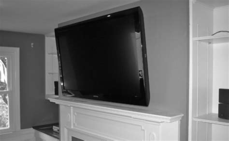 Mounting Tv Above Fireplace Hiding Wires And Two Methods To Organize