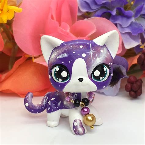 Littlest Pet Shop Cute Galaxy Short Hair Kitty Cat Ooak Etsy