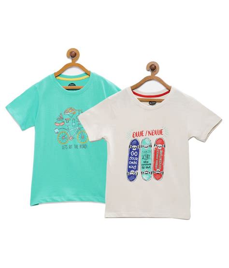 Brilliant Basics By Cub Mcpaws Boys Cotton Regular Fit T Shirt Pack