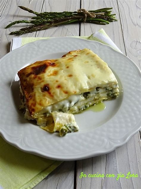 Le lasagne agli asparagi sono un piatto gustoso perfetto per il pranzo della domenica. Lasagne con asparagi e besciamella ricetta facile ...