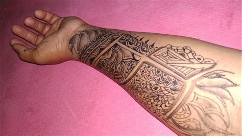 Maybe you would like to learn more about one of these? Sketsa Gambar gelang tato terbaik | di tangan Dull art - YouTube