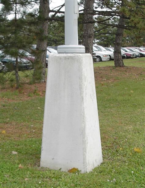 Usi Utility Structures Inc Precast Concrete Pole Bases