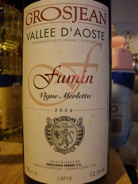 Fringe Wine Fumin Valle Daosta Italy
