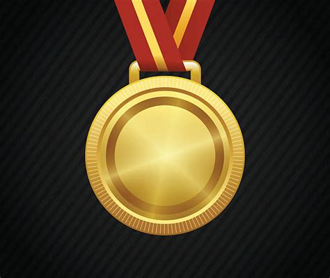 Gold Medal Clip Art Vector Images And Illustrations Istock