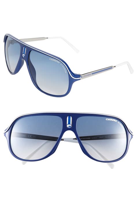 Carrera Eyewear Safari Polarized Aviator Sunglasses In Blue For Men Lyst