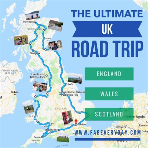 The Ultimate Uk Road Trip Itinerary Driving Tour Of England Scotland And Wales Fab