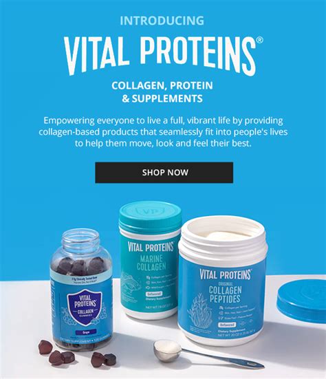 Introducing Vital Proteins® Collagen Protein And Supplements Lhasa Oms
