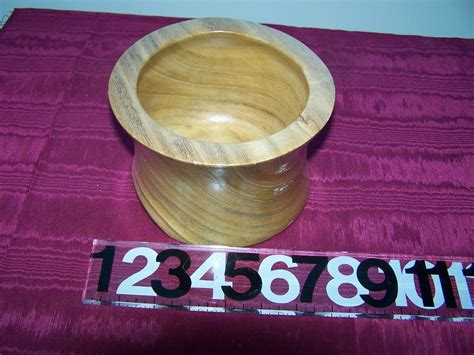 Sr Walker Hand Turned Wooden Bowl Craft Woodworking Paolowian Wood