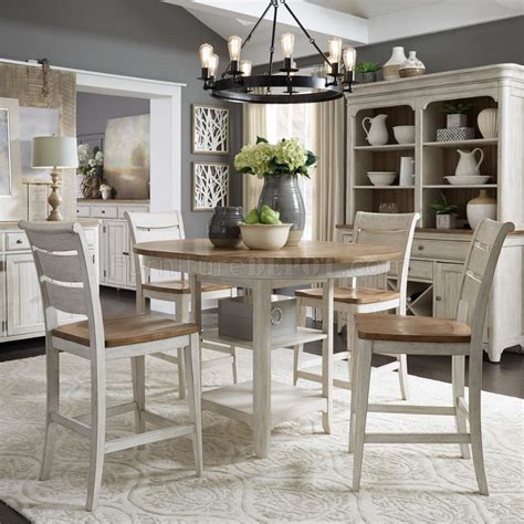 Farmhouse Reimagined 5pc Counter Ht Dining Set 652 Dr By Liberty