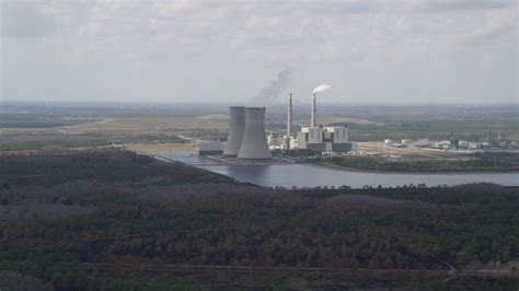5k Aerial Video Of Flying By Stanton Energy Center A Power Plant In