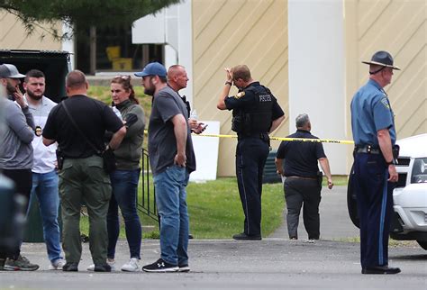 Two Braintree officers need surgery after shooting. Suspect, police dog