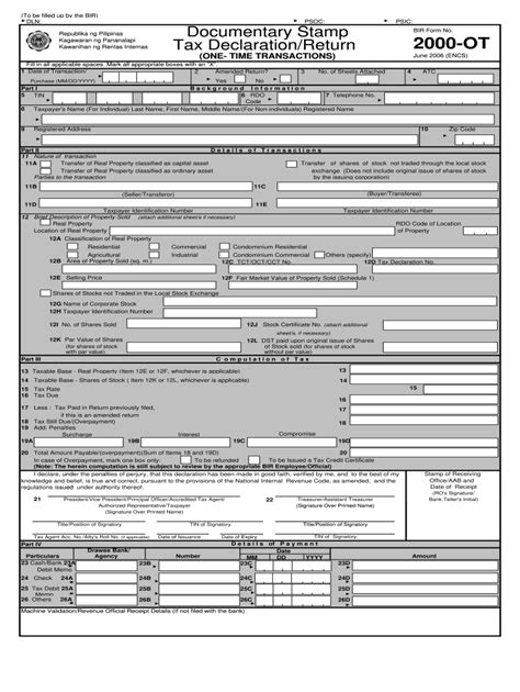 PH BIR 2000 OT 2006 Fill And Sign Printable Template Online US