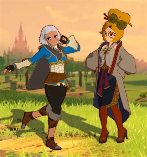 Purah And Princess Zelda Life Swap By Tarrensurge On Deviantart