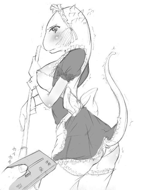 Rule 34 Anthro Argonian Female First Porn Of Character Lifts Her Tail Lusty Argonian Maid