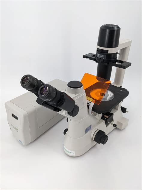 Nikon Microscope Eclipse Ts100 Inverted Phase Contrast Fluorescence Led