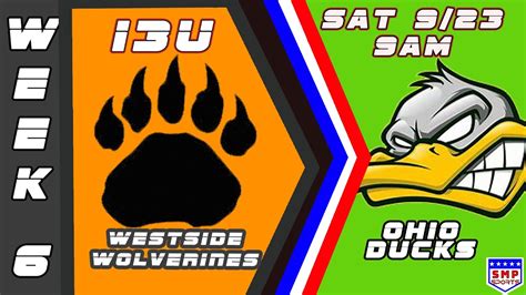 Westside Wolverines Vs Ohio Ducks 13u Youtube