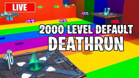 So I Attempted The 2000 Level Default Deathrun Youtube
