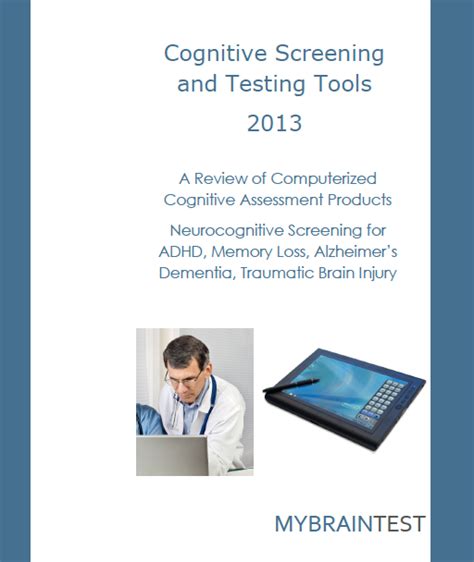 Cognitive Assessment Tests And Screening Tools Mybraintest