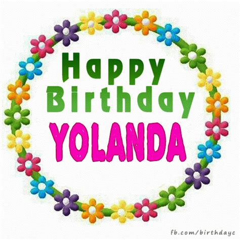 Happy Birthday Yolanda Images Birthday Greeting Birthdaykim