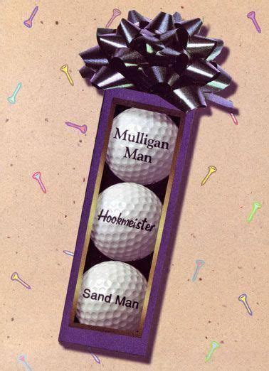 Amazing Funny Card Golf Birthday Lol Jokes Golf Balls Personalized